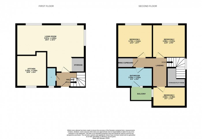 Floorplan for Hadrians Ride, Enfield