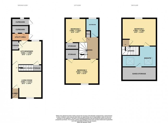 Floorplan for Falmer Road, Enfield