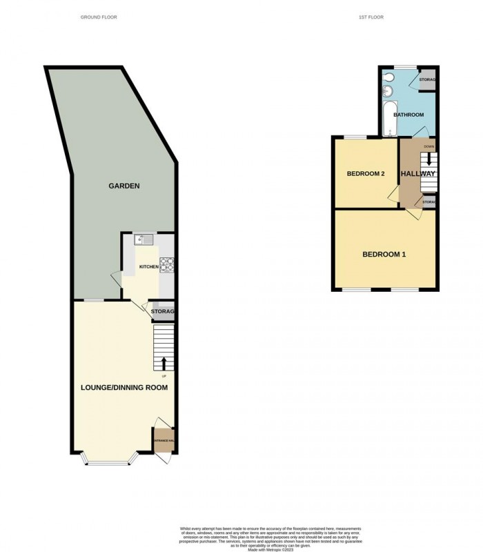 Floorplan for Lincoln Road, Enfield