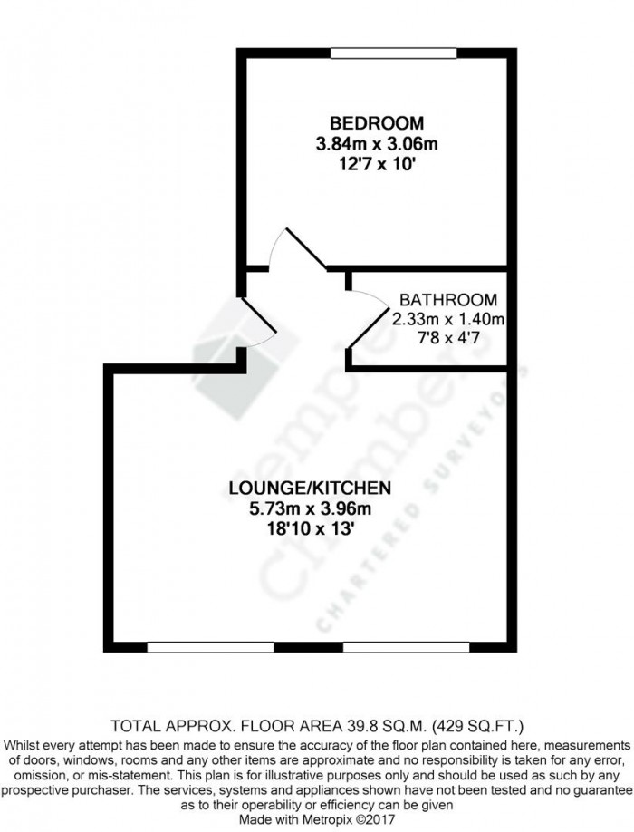 Floorplan for Wood Street, London