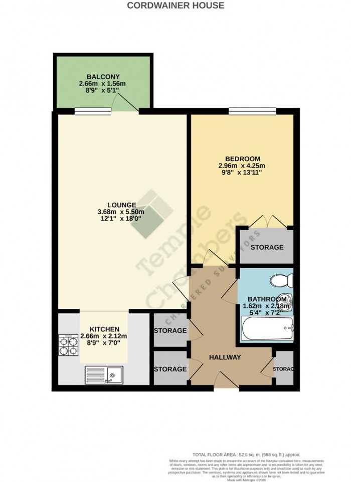 Floorplan for Mare Street, London