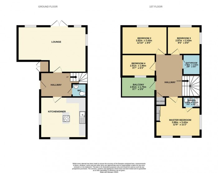 Floorplan for Spring Street, Newhall, Harlow