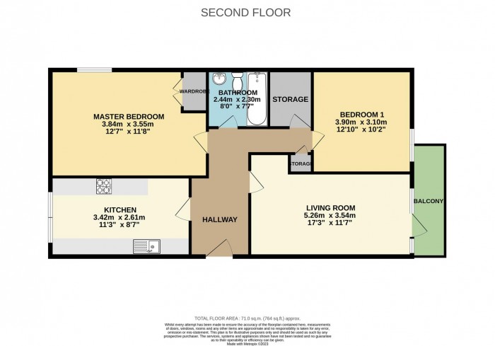 Floorplan for Reform Row, London