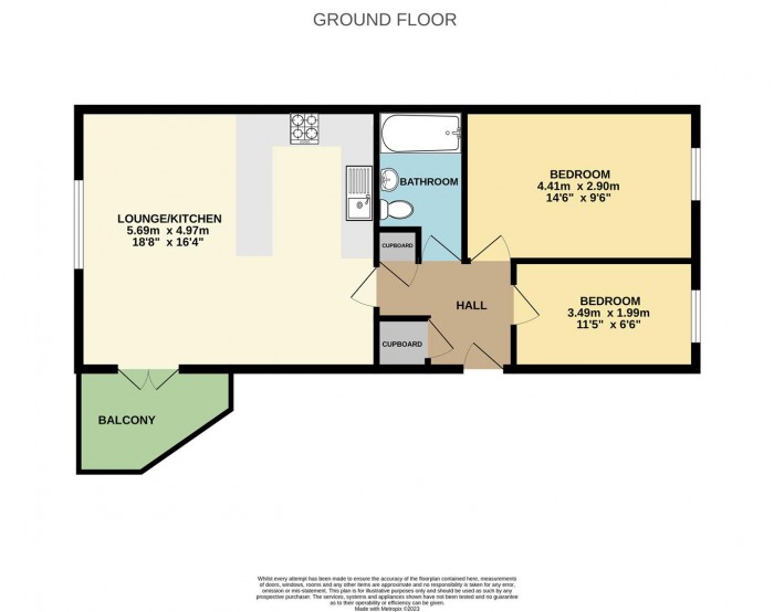 Floorplan for Ferguson Grove, Turners Hill, Cheshunt, Waltham Cross