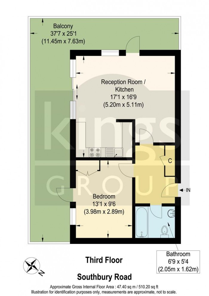 Floorplan for 451 Southbury Road, Enfield