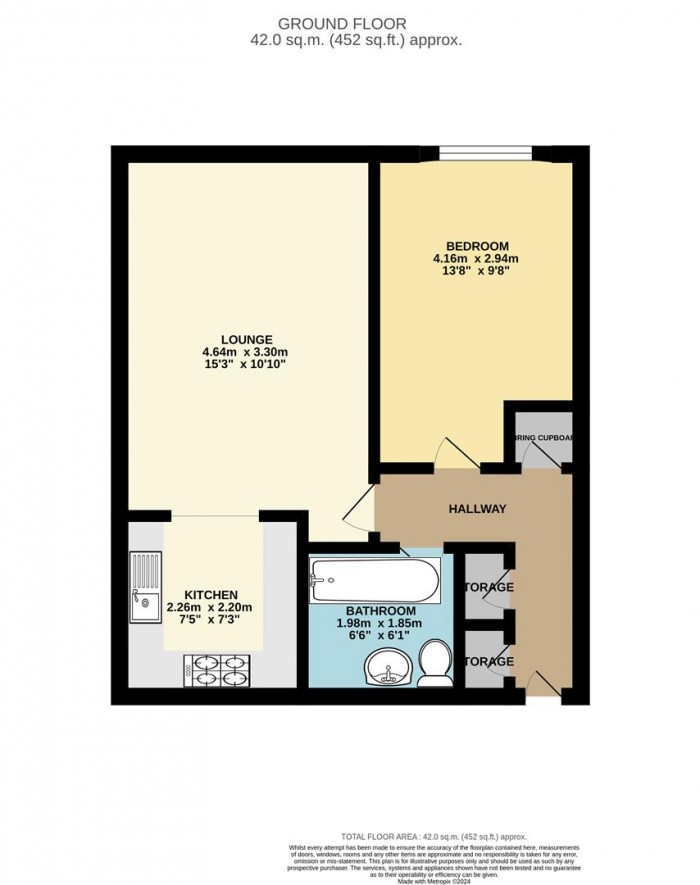 Floorplan for Scotland Green Road, Enfield