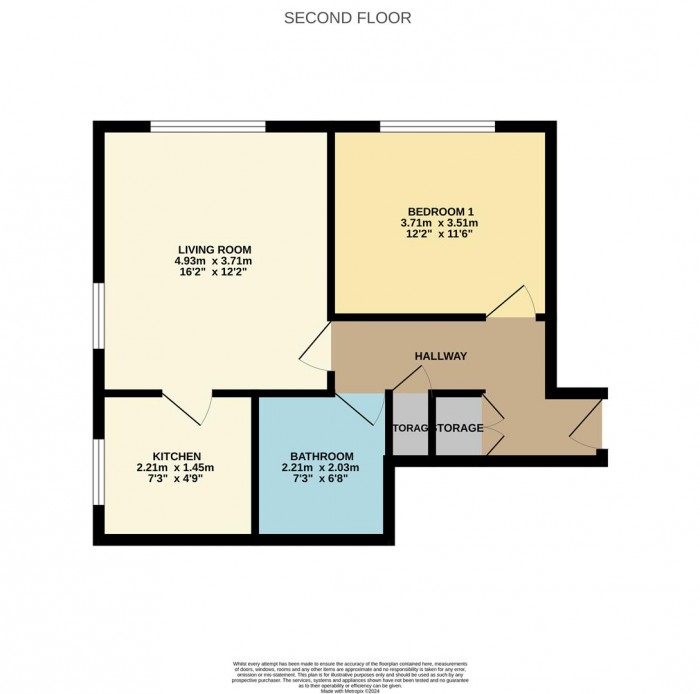 Floorplan for Abbey Road, Enfield