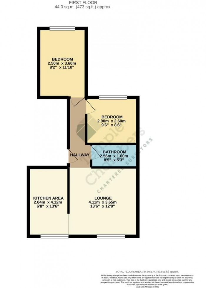 Floorplan for Wood Street, London