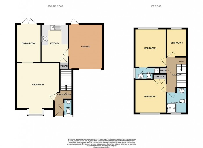 Floorplan for Challinor, Harlow
