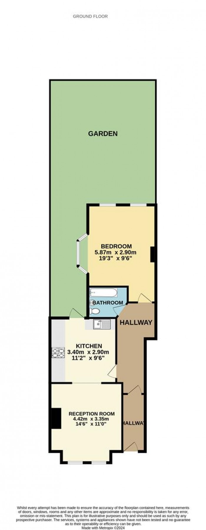 Floorplan for Lordsmead Road, London