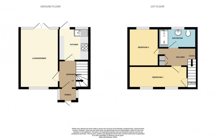Floorplan for Fullers Mead, Harlow