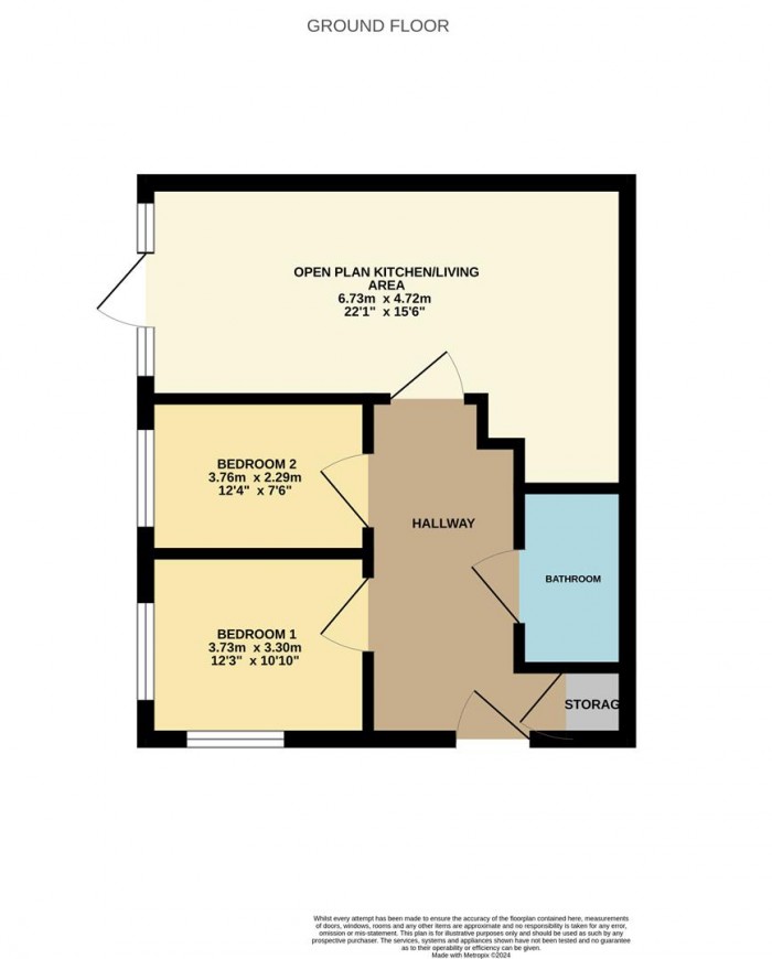 Floorplan for Beckwith Close, Enfield