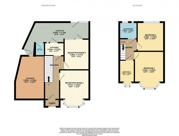 Floorplan for Tenniswood Road, Enfield