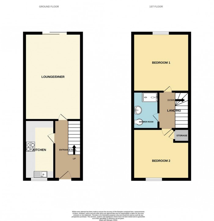 Floorplan for Bynghams, Harlow