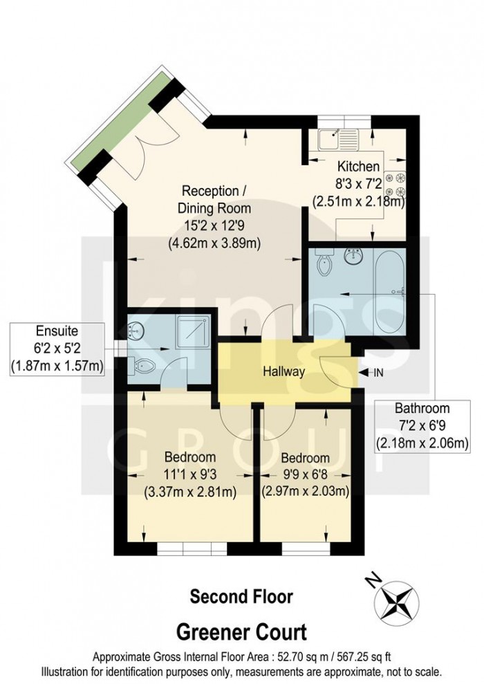 Floorplan for Martini Drive, Enfield
