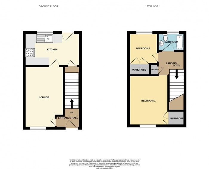 Floorplan for Albert Gardens, Church Langley