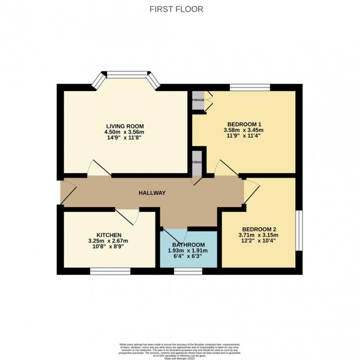 Floorplan for Pentrich Avenue, Enfield