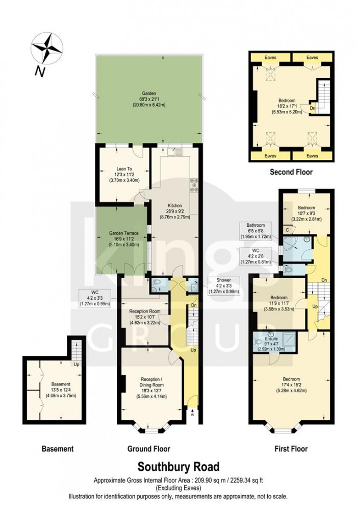 Floorplan for Southbury Road, Enfield