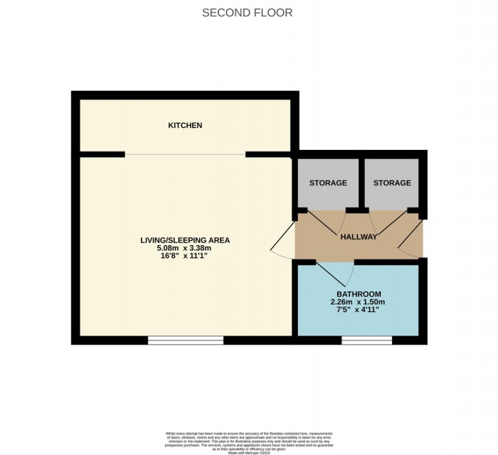 Floorplan for Greenway Close, London