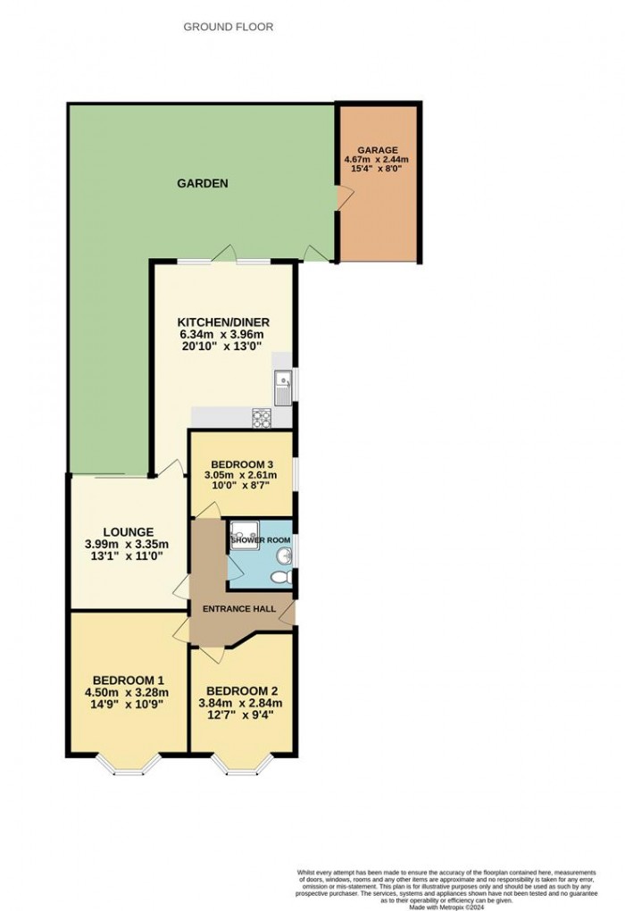 Floorplan for Swanfield Road, Waltham Cross