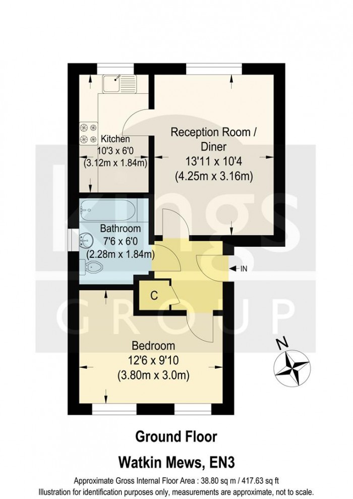Floorplan for Watkin Mews, Enfield