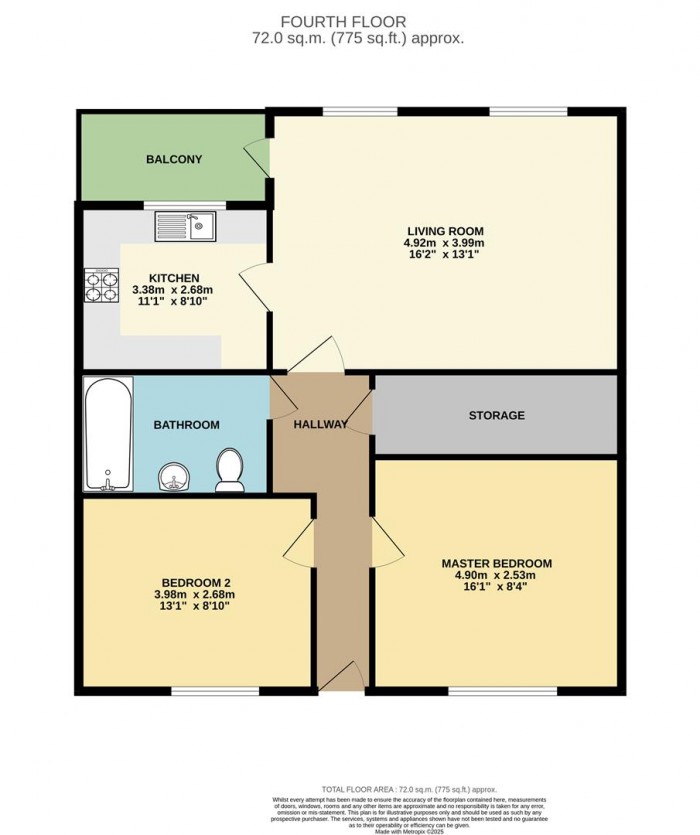 Floorplan for Coppermill Heights, Daneland Walk, London