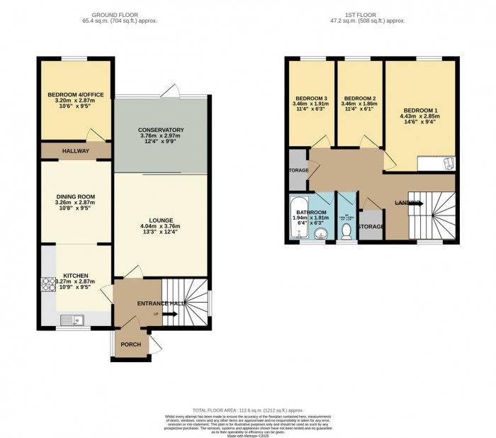 Floorplan for Moorfield, Harlow