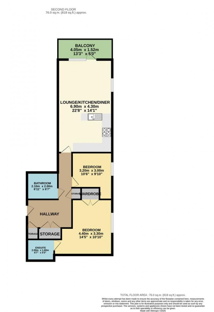 Floorplan for Station Approach, Hoe Street, London
