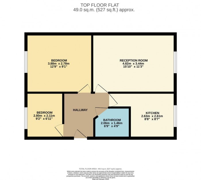 Floorplan for Liden Close, London