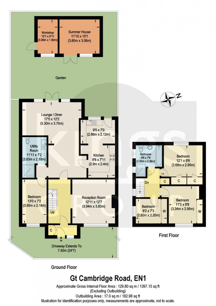 Floorplan for Great Cambridge Road, Enfield