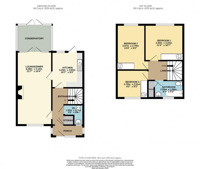 Floorplan for Spruce Hill, Harlow