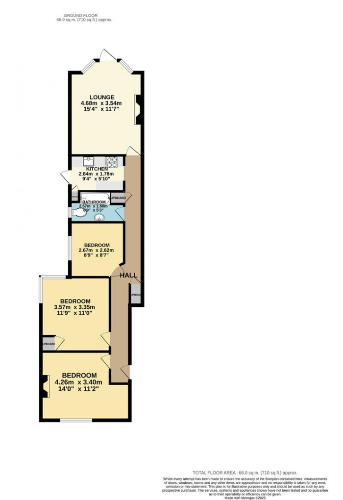 Floorplan for Brettenham Road, London