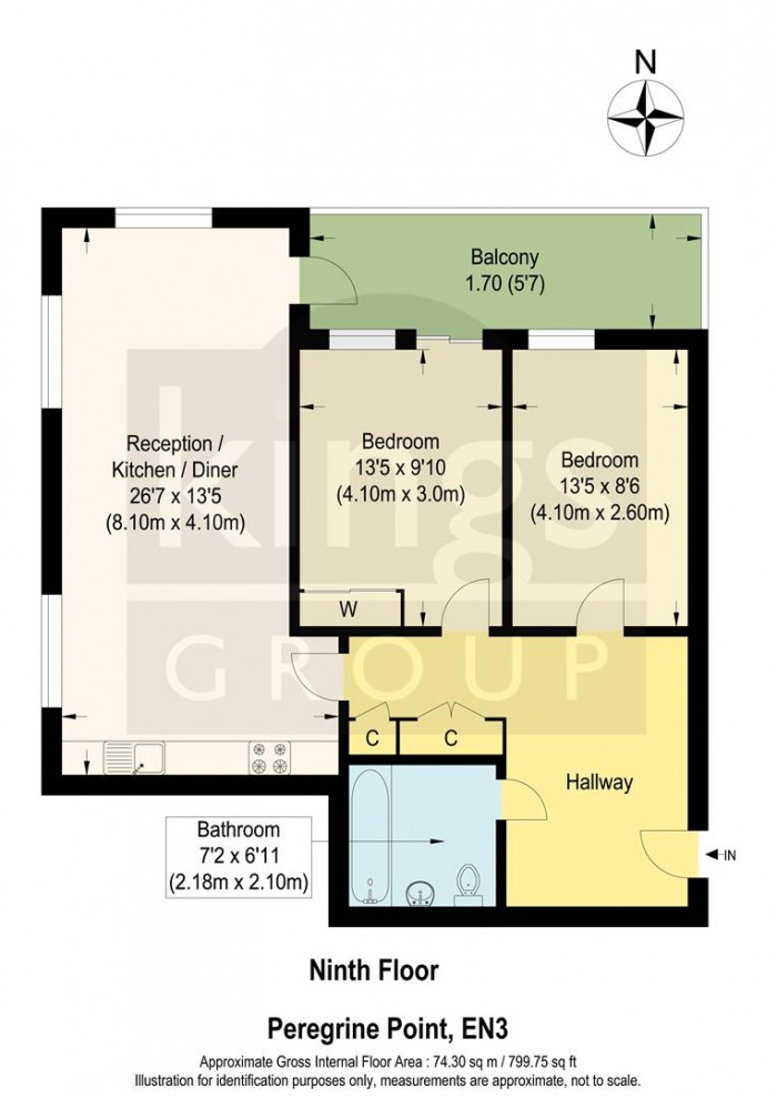 Floorplan for Peregrine point, Enfield