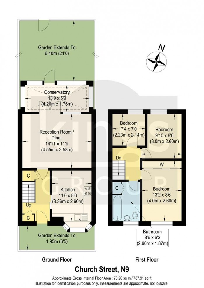 Floorplan for Church Street, Edmonton, N9