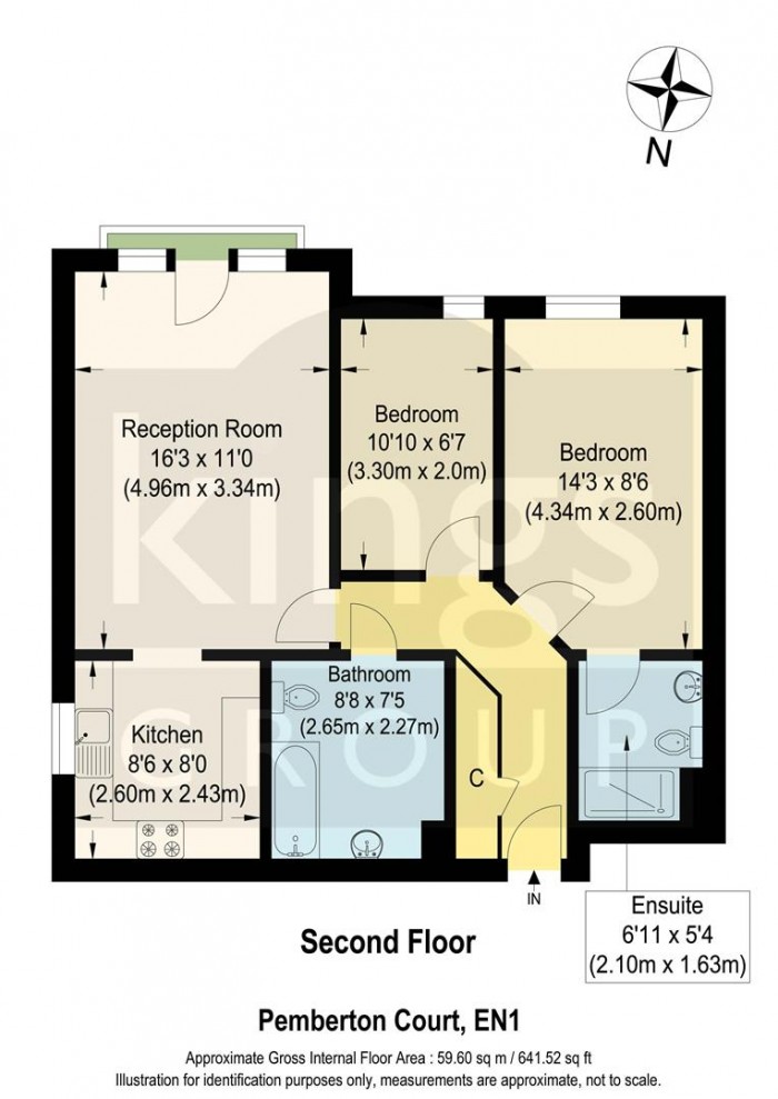 Floorplan for Southbury Road, Enfield