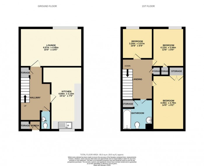 Floorplan for Church Road, London