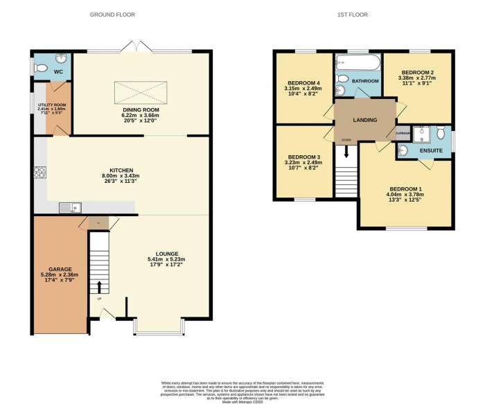 Floorplan for Caldecot Avenue, Cheshunt, Waltham Cross