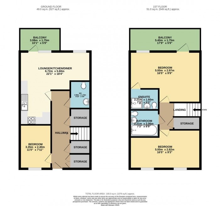 Floorplan for Thornbury Way, London