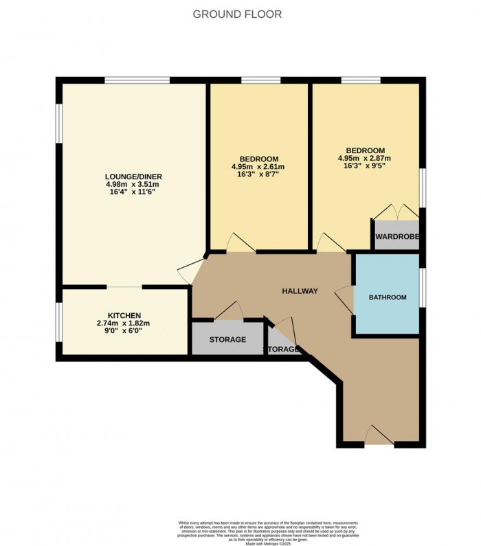 Floorplan for Silver Birch Court, Friends Avenue, Cheshunt, Waltham Cross