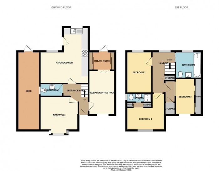 Floorplan for Doulton Close, Church Langley, Harlow
