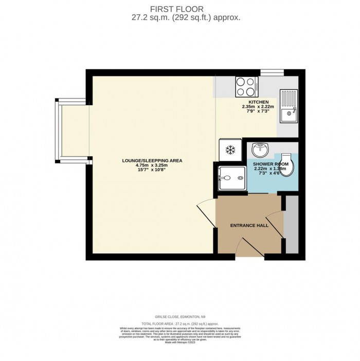 Floorplan for Grilse Close, Edmonton, N9
