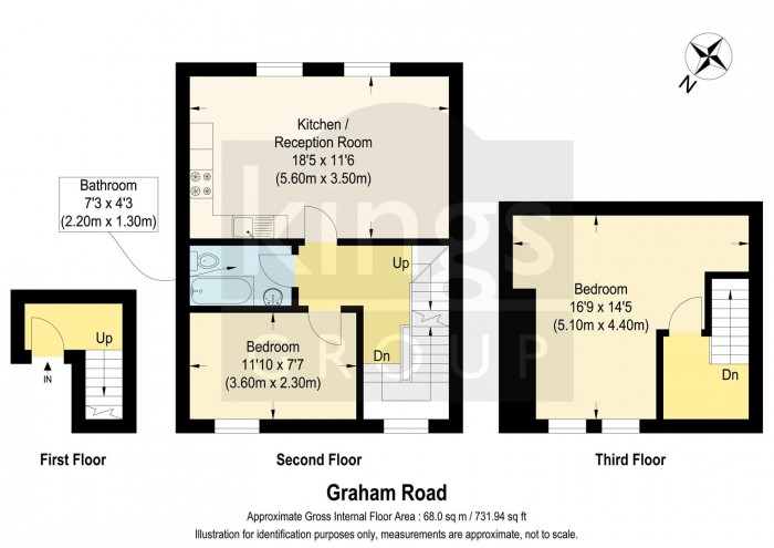 Floorplan for Graham Road, London