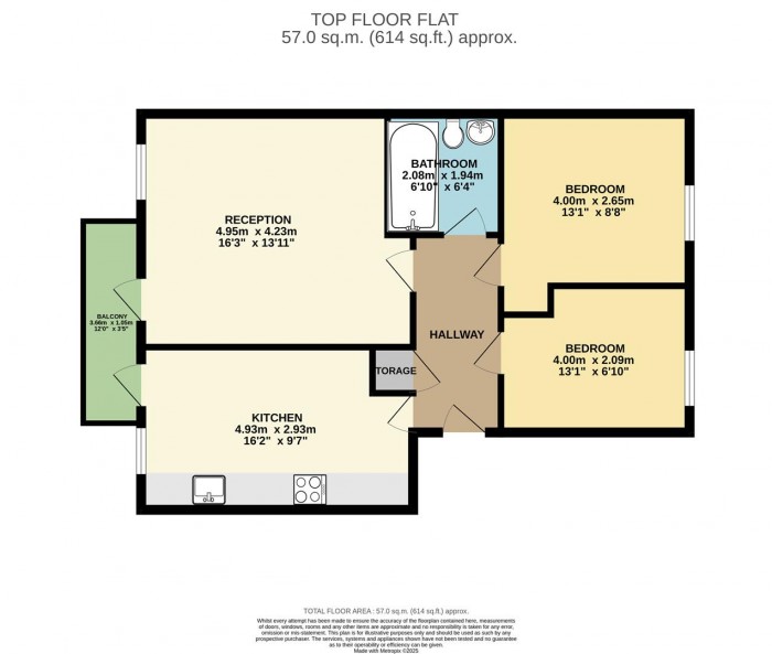 Floorplan for Colchester Road, London