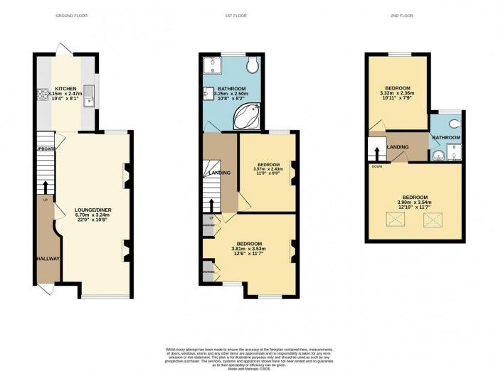 Floorplan for Macdonald Road, Walthamstow, London