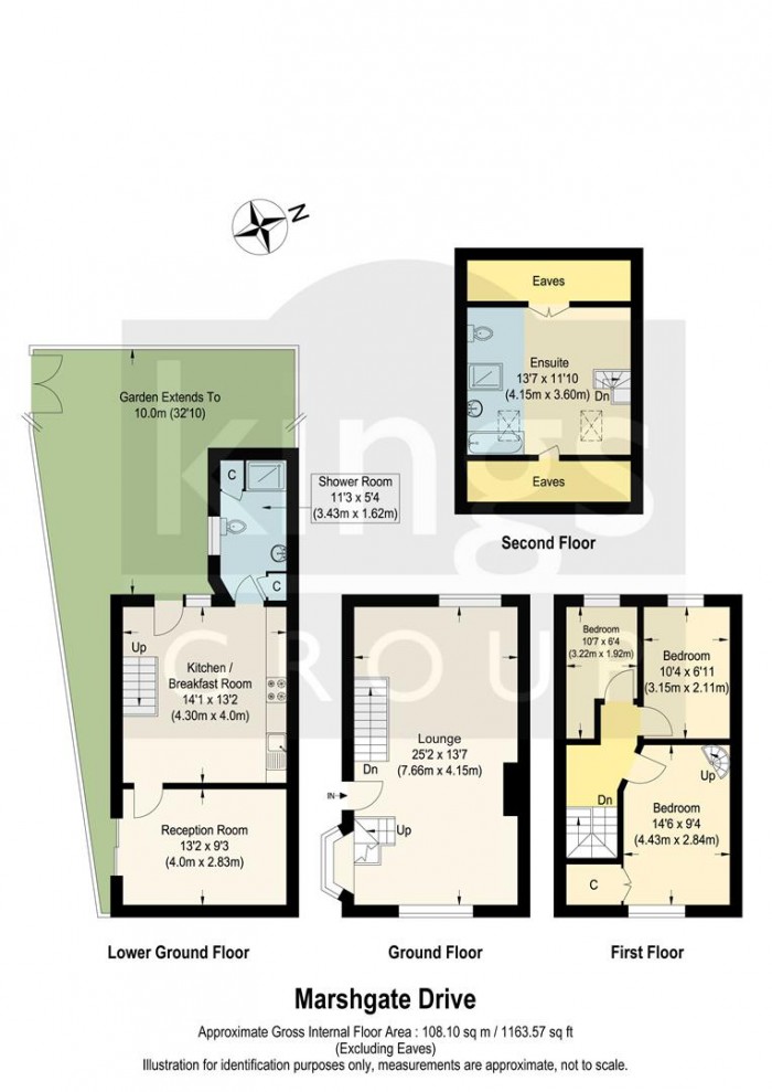 Floorplan for Marshgate Drive, Hertford