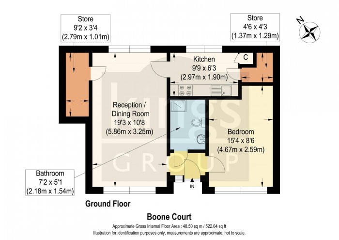 Floorplan for Town Road, Edmonton, N9