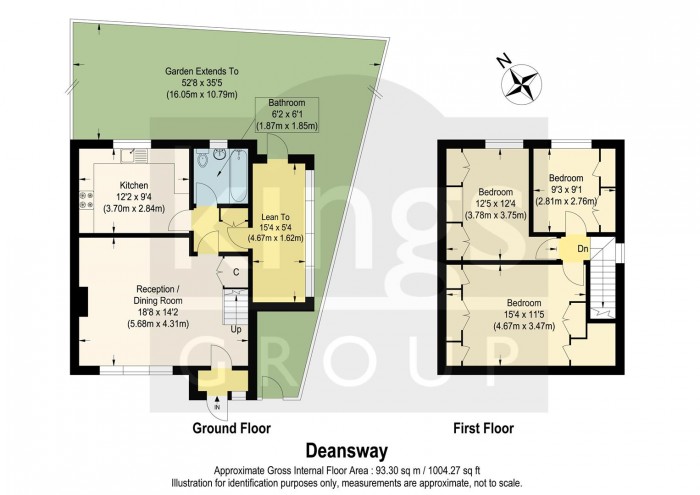 Floorplan for Deansway, Edmonton, N9