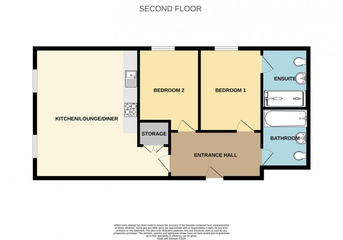 Floorplan for North Square, Newhall, Harlow