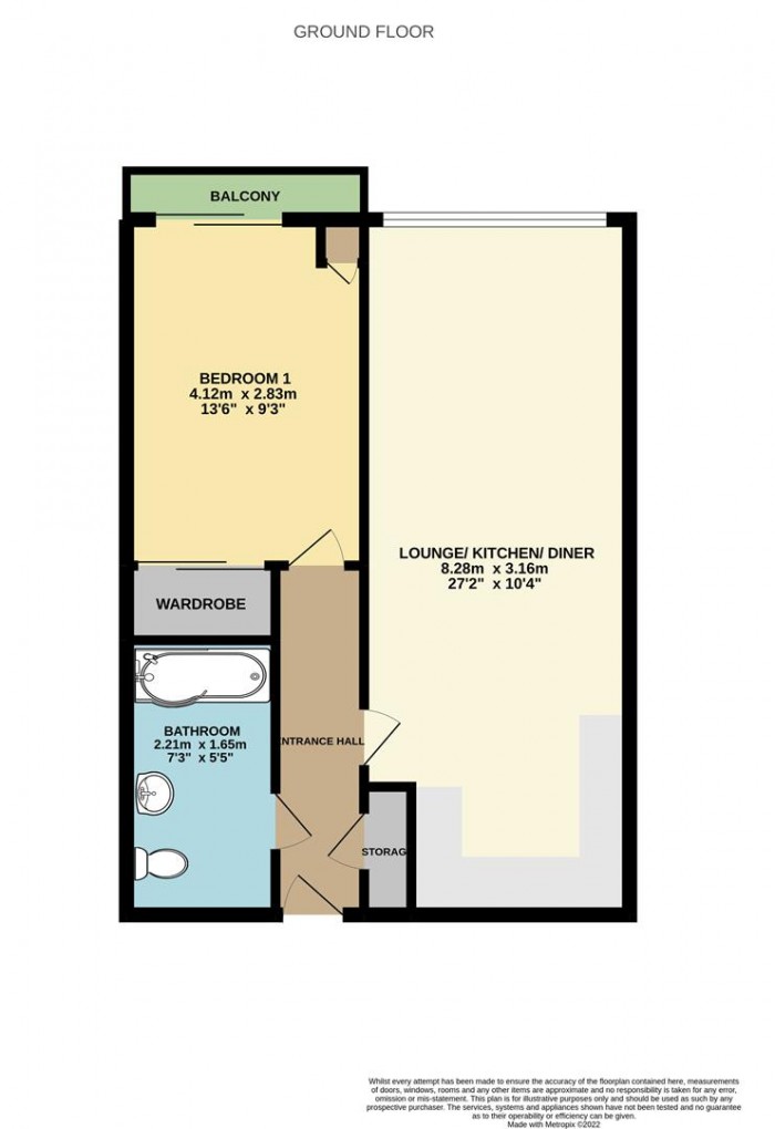 Floorplan for Smeaton Court, Hertford
