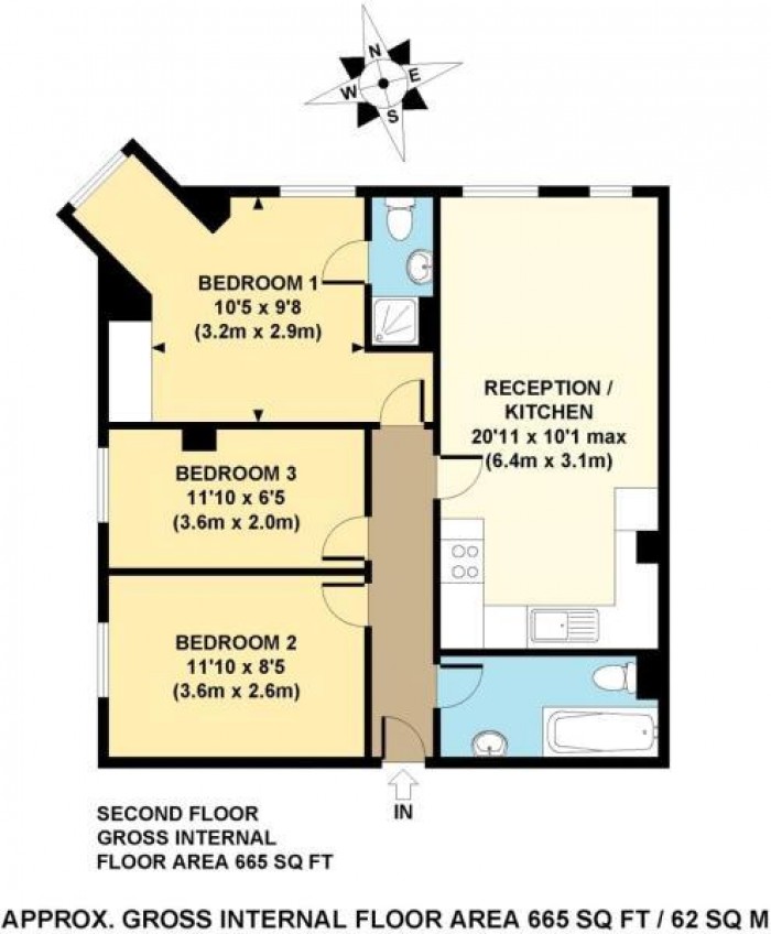 Floorplan for Jamaica Street, London